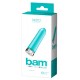 Minivibrator »Bam«, 9,5 cm, 10 Vibrationsmodi, türkis
