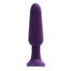 Analplug »Bump«, 12,8 cm, mit Vibration, lila