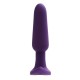 Analplug »Bump«, 12,8 cm, mit Vibration, lila