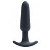 Analplug »Bump«, 12,8 cm, mit Vibration, schwarz