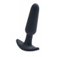 Analplug »Bump«, 12,8 cm, mit Vibration, schwarz