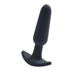 Analplug »Bump«, 12,8 cm, mit Vibration, schwarz