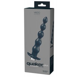 Analkugelstrang »Quaker Plus«, 21 cm mit Vibration, schwarz