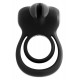 Vibro-Penis- und Hodenring „Thunder Bunny“, schwarz
