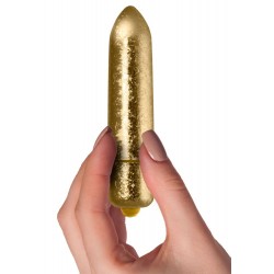 Minivibrator „Frosted Fleurs“, gold