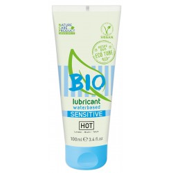 Gleitgel »HOT BIO waterbased Sensitiv«, 100% biologisch, 100 ml
