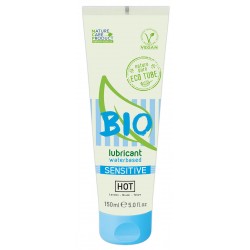 Gleitgel »HOT BIO waterbased Sensitiv«, 100% biologisch, 150 ml