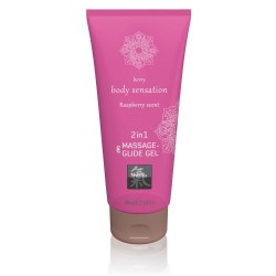 Massage- und Gleitgel »2in1 Raspberry Scent«, 200 ml
