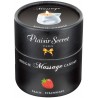 Massagekerze »Massage Candle Erdbeere« wird zum Massageöl, 80 ml