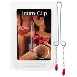 Schamlippenspange »Intim-Clip« mit Ketten und Schmucksteinen