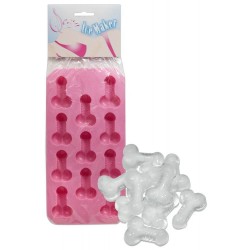 Eiswürfelform »Willy Ice Tray«, Penisform, pink