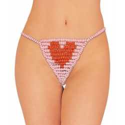 Knabberwäsche »Candy Lovers G-String Herz« aus Zuckerperlen, 145 g