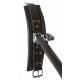 Metall-Spreizstange, gepolstert, innen Glattleder, verstellbar 65-120 cm