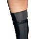 Overknee-Strümpfe aus Leder mit Frontschnürung