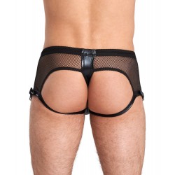 Pants aus Netz und Wetlook, mit Swellfunktion