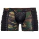 Pants mit Camouflage-Print und Mattlook-Details, seitlich Ringe