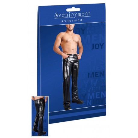 Lederimitat-Hose Herren