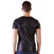 Shirt im schwarzen Mattlook/Powernet und Ringen