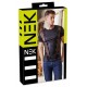 Shirt im schwarzen Mattlook/Powernet und Ringen