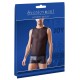 Muskelshirt aus schwarzem Powernet