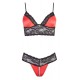 BH-Set aus Spitze und Satin
