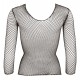 Shirt aus Netzstoff, elastisch, mit 3⁄4-Arm