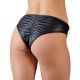 Panties mit Strass-Schnalle und geraffter Ponaht