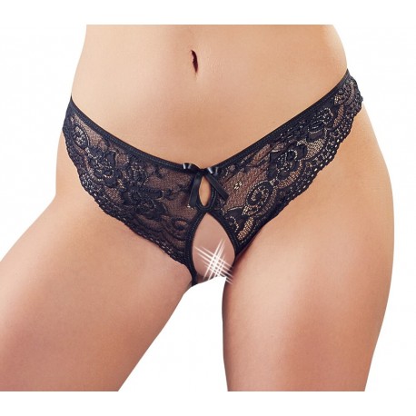Spitzenslip offen