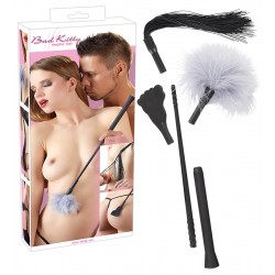 Minipeitschen-Set mit 3 Aufsätzen