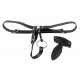 String mit Cockring und variablem Analplug, 11 cm lang