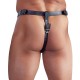 String mit Cockring und variablem Analplug, 11 cm lang