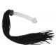 Peitsche »Flogger«, Lederstriemen an Glasgriff