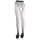 Strumpfhose mit offenem Schritt, hinten mit Naht und Hochferse