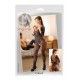 Catsuit in Blütenspitze-Optik mit 3/4-Arm
