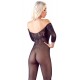 Catsuit mit Carmenausschnitt
