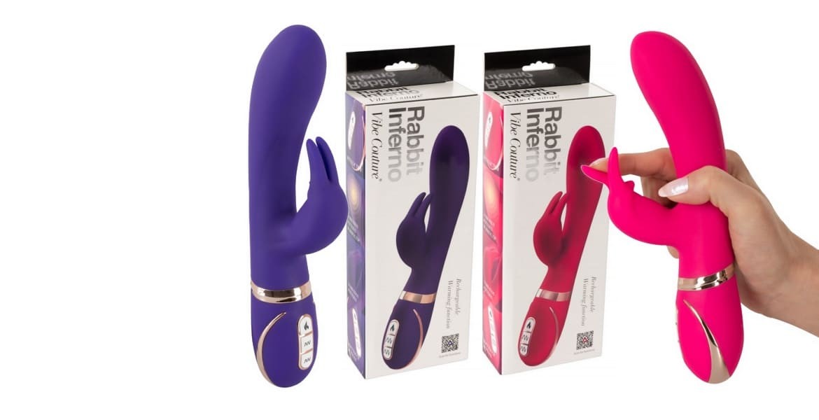 Seidig zarte Rabbitvibratoren mit jeweils 7 Vibrationsmodi im Schaft und im Klitorisreizer